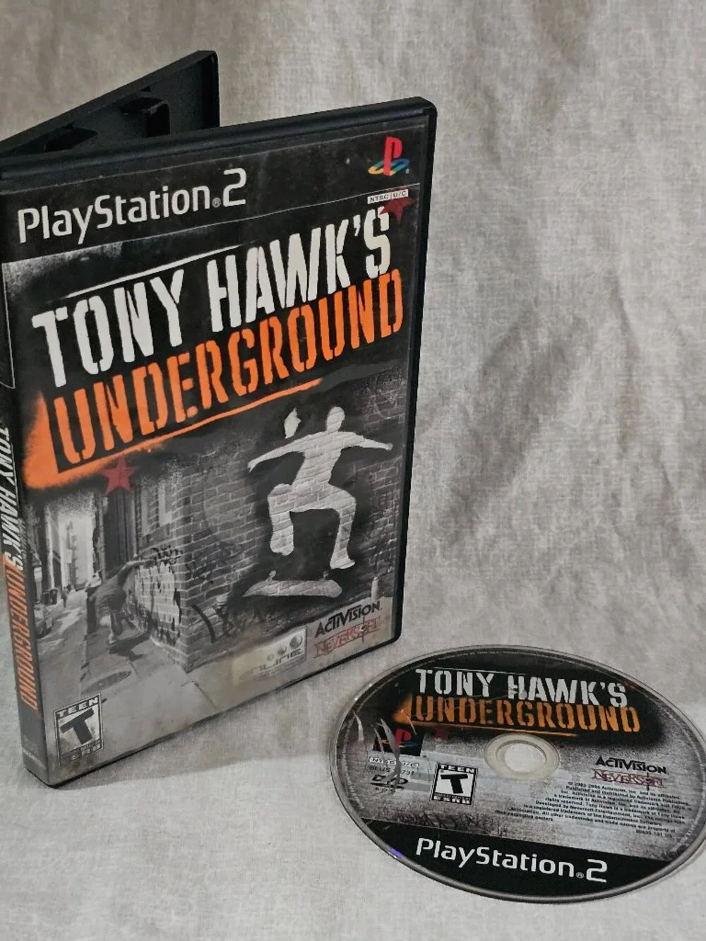Tony Hawk's Underground PS2 (Sony PlayStation 2, 2003) Disc Good THUG